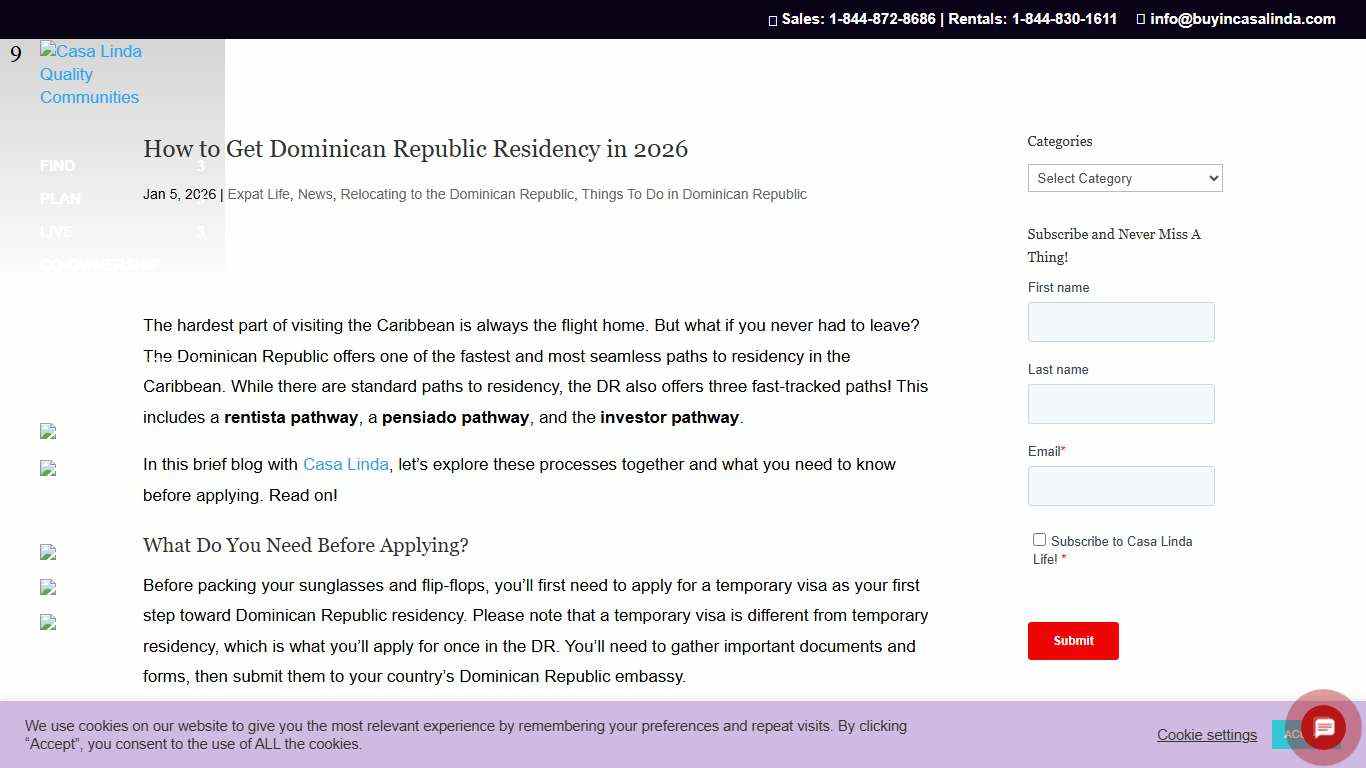 How to Get Dominican Republic Residency in 2026 - Casa Linda Quality Communities