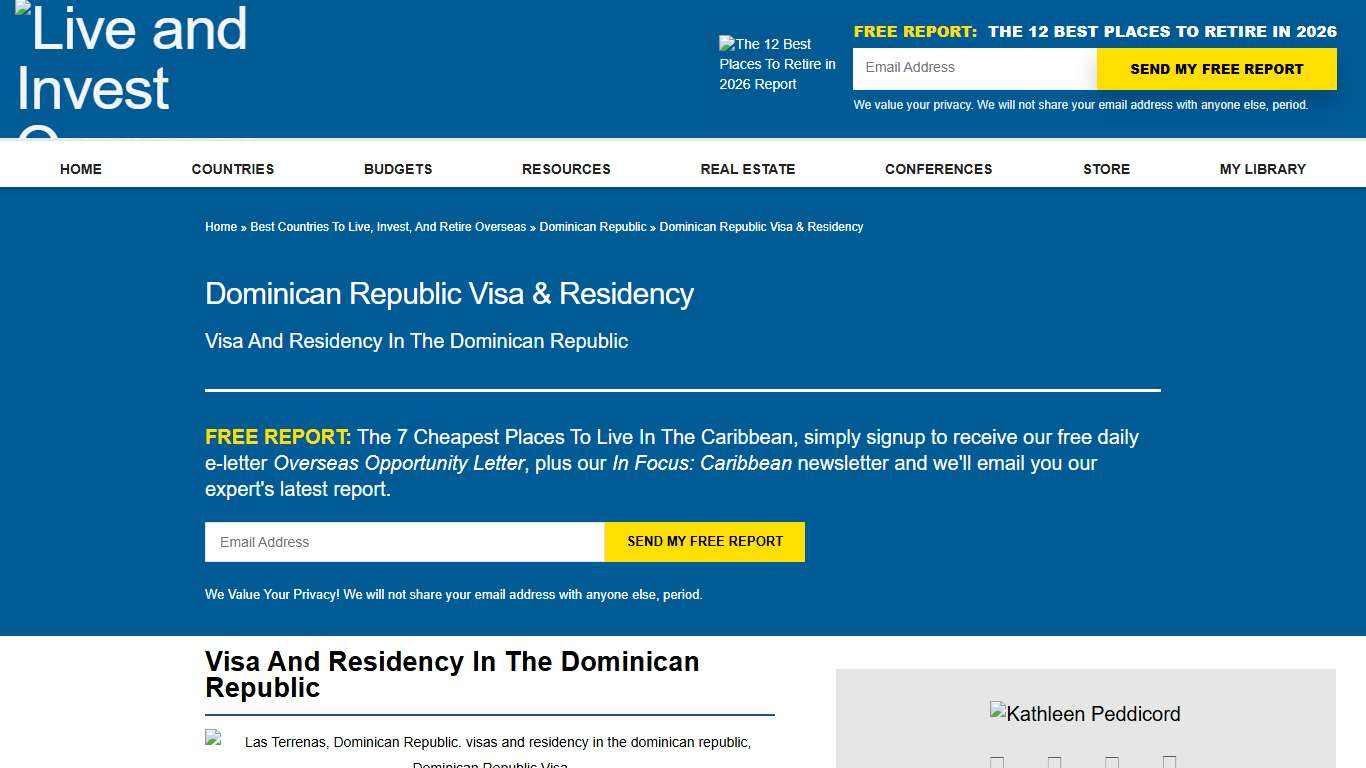 Dominican Republic Visa & Residency: Pensionado & Rentista 2026